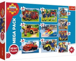 Trefl: Puzzle 10w1 - Poznaj ekipę Strażaka Sama