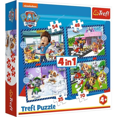Trefl: Puzzle 4w1 - Psi Patrol: Psie sprawy