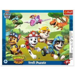 Trefl: Puzzle ramkowe 25el. - Wyczynowe triki piesków