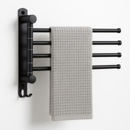 WIESZAK na ręczniki CETRI czarny