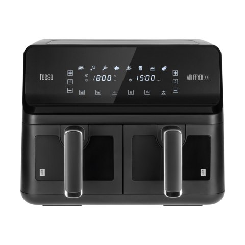 Frytkownica beztłuszczowa TEESA AIR FRYER DUAL POT XXL 8L 2700W
