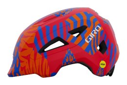 Kask dziecięcy GIRO SCAMP II matte red animal roz. S (49-53 cm) (NEW 2025)