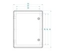 OBUDOWA HERMETYCZNA INDUSTRIAL/356X456X162/SR3/EPN 356 x 456 x 162 mm Elektro-Plast Nasielsk