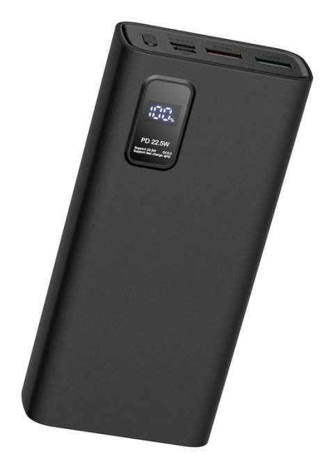 Platinet PMPB20WQC727B bank mocy Litowo-polimerowy (LiPo) 20000 mAh Czarny