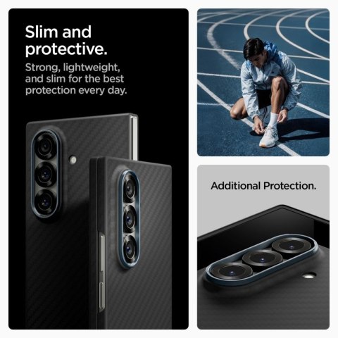 Spigen Airskin Aramid - Etui do Samsung Galaxy Z Fold 7 (Black)