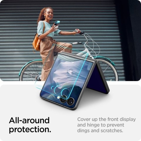 Spigen GLAS.TR EZ Fit HD 2-Pack - Szkło hartowane do Samsung Galaxy Z Flip 7