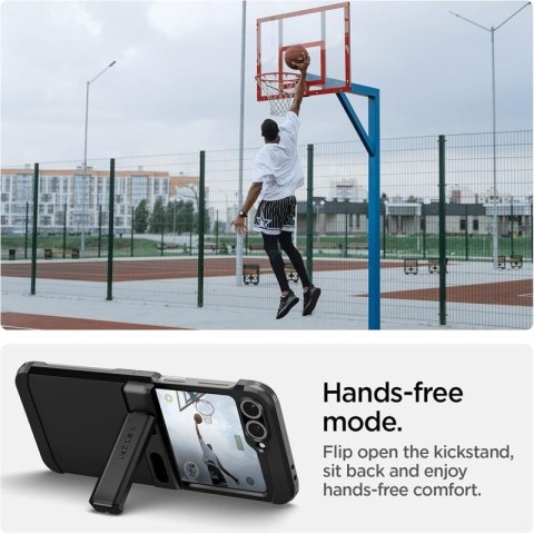 Spigen Tough Armor Pro Mag MagSafe - Etui do Samsung Galaxy Z Flip 6 / 7 FE (Black)