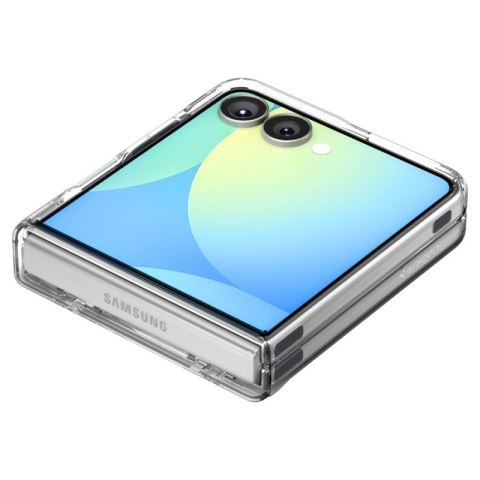 Spigen Ultra Hybrid Pro Mag MagSafe - Etui do Samsung Galaxy Z Flip 7 (Clear/White)