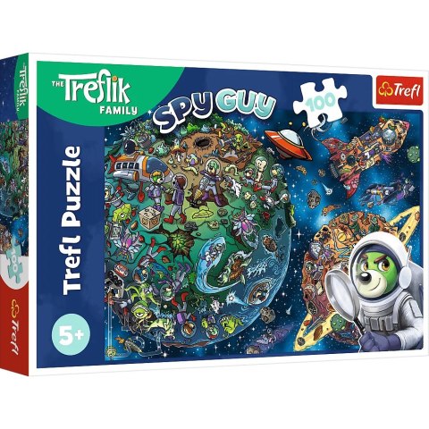 Trefl: Puzzle 100el. - Trefliki w Kosmosie