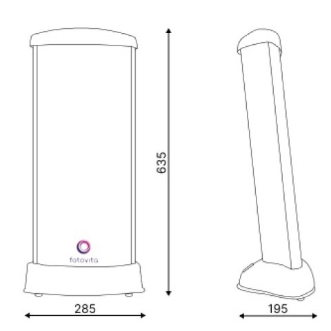 FOTOVITA FV 10M Lampa antydepresyjna średnia, 5000 lx