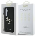 Guess Grained Big 4G Logo Small Classic Logo - Etui do Samsung Galaxy S25 (czarny)