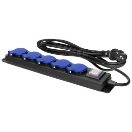 LISTWA ZASILAJĄCA WARSZTATOWA OR-AE-13298/5M (5 GNIAZD) 5.0 m ORNO