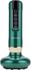 Masażer antycellulitowy z funkcją bańki chińskiej Humanas DermaSmooth - zielony