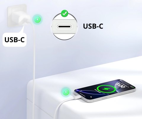 PRZEWÓD CHAR-CC-0.25M-65W USB-C/USB-C 0.25 m Delta Multimedia