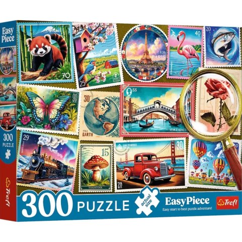 Trefl: Puzzle 300el. - Znaczki pocztowe