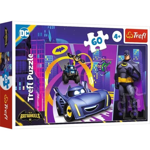 Trefl: Puzzle 60el. - Batman i jego pojazdy