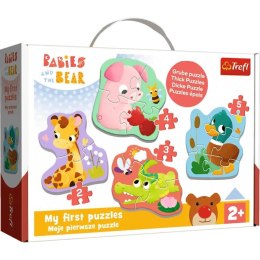 Trefl: Puzzle Baby - Bobaskowe zwierzątka