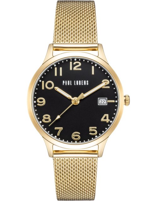 ZEGAREK DAMSKI PAUL LORENS - PL20000B-1D1 (zg572c) + BOX