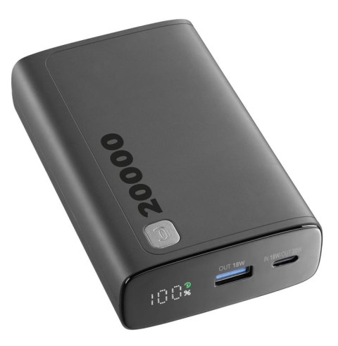 Cellularline 8018080484612 Litowo-jonowa (Li-Ion) 20000 mAh Czarny