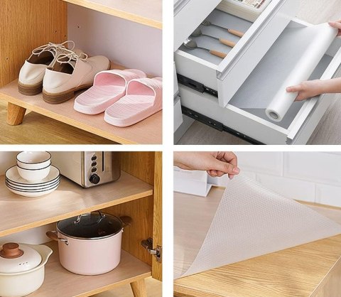 Mata antypoślizgowa do szuflad HALVE 48 x 500 cm biała