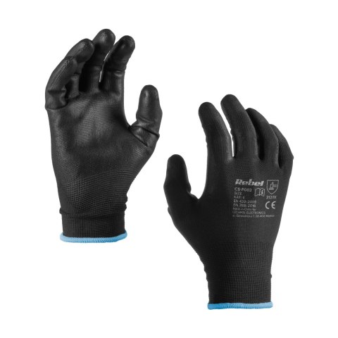Rękawice robocze poliuretanowe CS-P002 r.9 L (2kpl.)