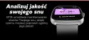 Smartwatch Damski GRAVITY GT18-2 Różowy Pasek Silikonowy + Biały Pasek