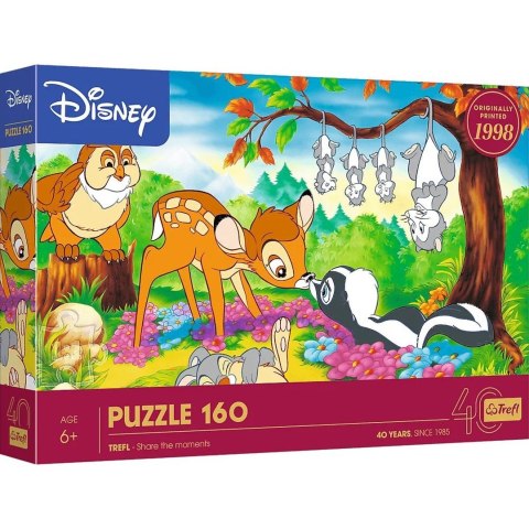Trefl: Puzzle 160el. - 40-lecie Trefl - Bambi i leśni przyjaciele