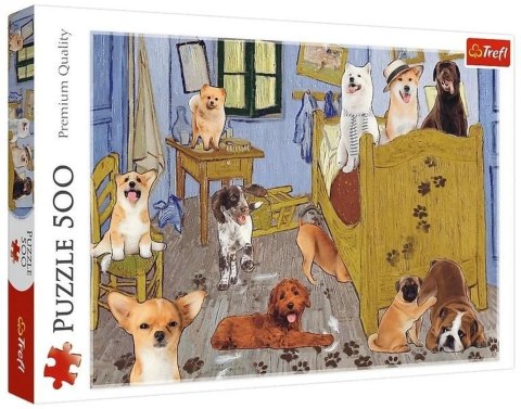 Trefl: Puzzle 500el. - Pokój van Gogha - psia rewolucja