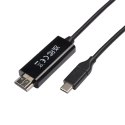 V7 V7UCHDMI-1M adapter kablowy USB Type-C 3.2 Gen 1 HDMI Czarny