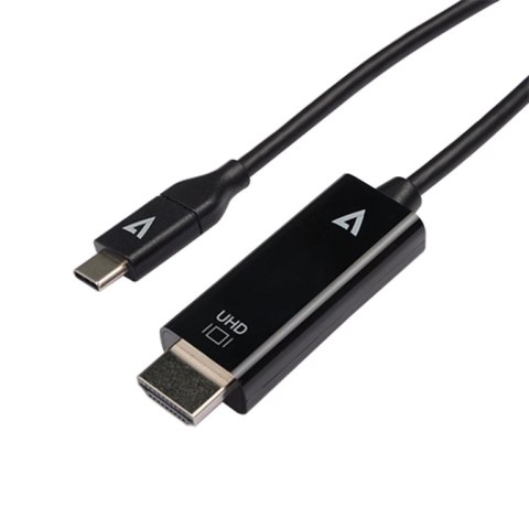 V7 V7UCHDMI-1M adapter kablowy USB Type-C 3.2 Gen 1 HDMI Czarny