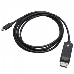 V7 V7USBCDP14-2M adapter kablowy DisplayPort USB Type-C Czarny