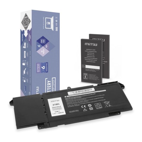 Bateria Mitsu do Dell Latitude 5320, 7320, 7520 - 11.4V