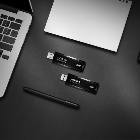 Dysk zewnętrzny SSD Adata SC610 500GB USB3.2A czarny
