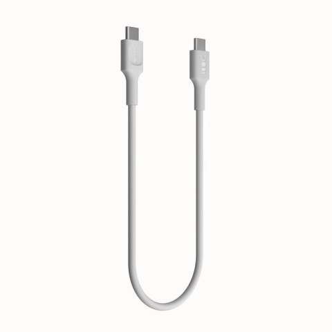 KABEL USB-C / USB-C Greencell PowerFlex 120cm PD 100W biały silikonowy