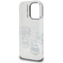 Karl Lagerfeld IML Multi K&C Head Pattern - Etui iPhone 16 Pro (przezroczysty)
