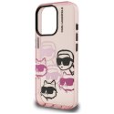 Karl Lagerfeld IML Multi K&C Head Pattern - Etui iPhone 16 Pro (różowy)