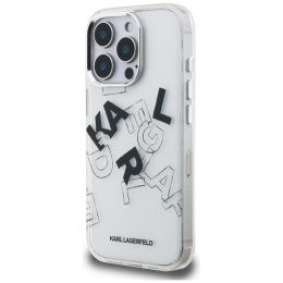 Karl Lagerfeld IML Sketched Graphic - Etui iPhone 16 Pro Max (przezroczysty)