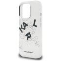 Karl Lagerfeld IML Sketched Graphic - Etui iPhone 16 Pro Max (przezroczysty)