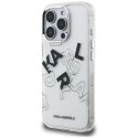 Karl Lagerfeld IML Sketched Graphic - Etui iPhone 16 Pro (przezroczysty)