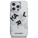 Karl Lagerfeld IML Sketched Graphic - Etui iPhone 16 Pro (przezroczysty)