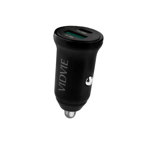 Ładowarka samochodowa 30 W USB + USB typu C z funkcją PowerDelivery i QuickCharge
