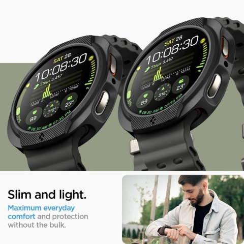 Spigen Liquid Air - Obudowa do Samsung Galaxy Watch 8 44 mm (Matte Black)