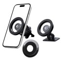 Spigen MFT13 Magnetic Dashboard & Vent Car Mount - Magnetyczny uchwyt samochodowy MagSafe (Czarny)
