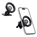 Spigen MFT13 Magnetic Dashboard & Vent Car Mount - Magnetyczny uchwyt samochodowy MagSafe (Czarny)
