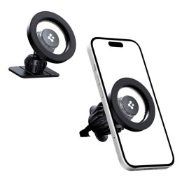 Spigen MFT13 Magnetic Dashboard & Vent Car Mount - Magnetyczny uchwyt samochodowy MagSafe (Czarny)