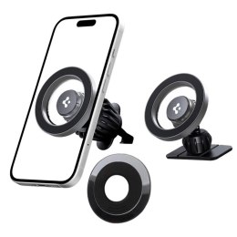 Spigen MFT13 Magnetic Dashboard & Vent Car Mount - Magnetyczny uchwyt samochodowy MagSafe (Srebrny)