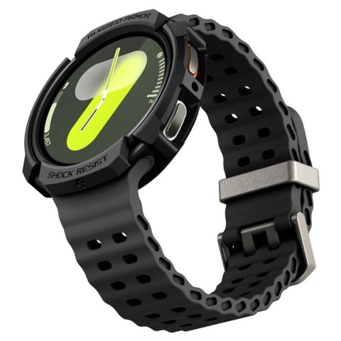 Spigen Rugged Armor - Obudowa do Samsung Galaxy Watch 8 44 mm (Matte Black)