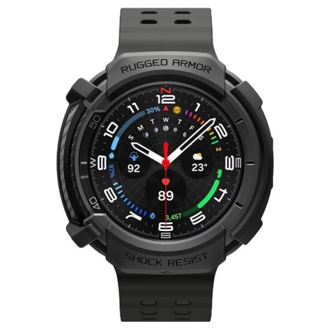 Spigen Rugged Armor - Obudowa do Samsung Galaxy Watch 8 Classic 46 mm (Matte Black)