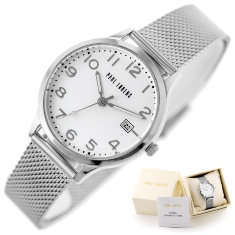 ZEGAREK DAMSKI PAUL LORENS - PL20000B-3C1 (zg572d) + BOX