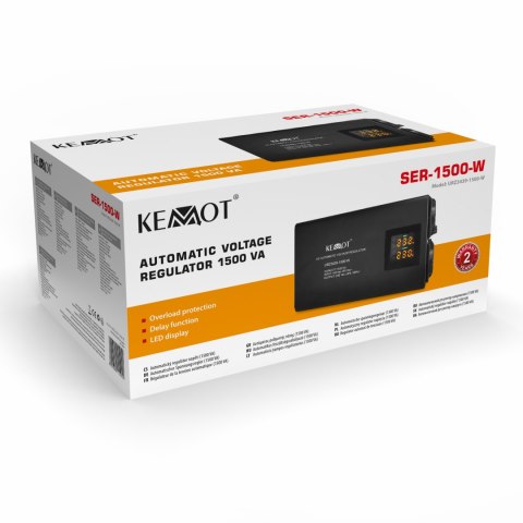 Automatyczny stabilizator napięcia KEMOT SER-1500-W , precyzja 8%